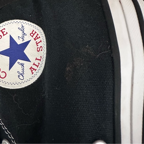 Unisex CONVERSE CHUCK TAYLOR ALL STAR HIGH TOP Black Men’s 8 Women’s 10 Shoes - Picture 8 of 11